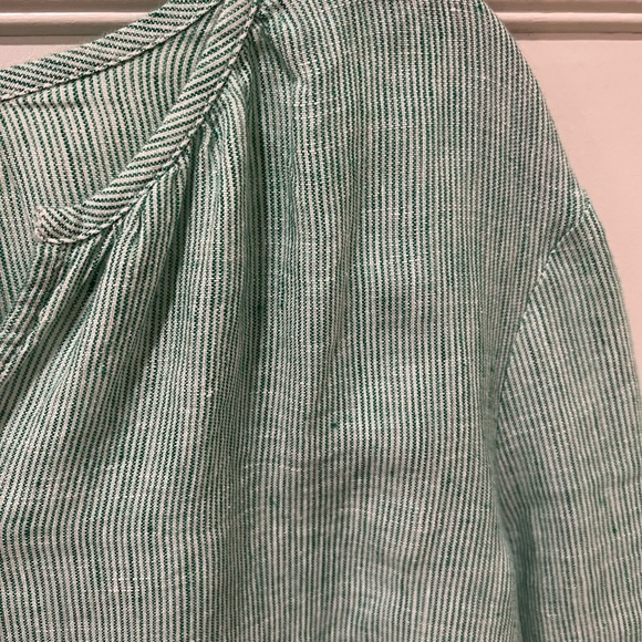 Talbots 100% linen long sleeves top - Picture 2 of 5